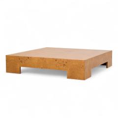 Milo Baughman Milo Baughman for Thayer Coggin Mid Century Burlwood Coffee Table - 4227239