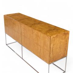 Milo Baughman Milo Baughman for Thayer Coggin Mid Century Burlwood Credenza - 4257093