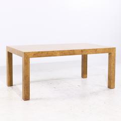 Milo Baughman Milo Baughman for Thayer Coggin Mid Century Burlwood Dining Table with 2 Leaves - 4152354