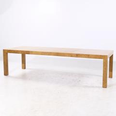 Milo Baughman Milo Baughman for Thayer Coggin Mid Century Burlwood Dining Table with 2 Leaves - 4152361
