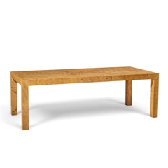 Milo Baughman Milo Baughman for Thayer Coggin Mid Century Burlwood Dining Table with 2 Leaves - 4721579