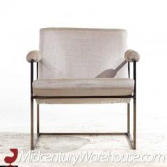 Milo Baughman Milo Baughman for Thayer Coggin Mid Century Chrome Scoop Lounge Chairs Pair - 3319110