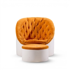 Milo Baughman Milo Baughman for Thayer Coggin Mid Century Lounge Chair and Ottoman - 4705230
