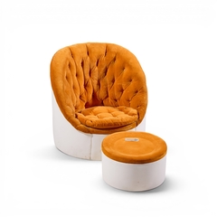 Milo Baughman Milo Baughman for Thayer Coggin Mid Century Lounge Chair and Ottoman - 4705235