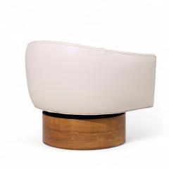 Milo Baughman Milo Baughman for Thayer Coggin Mid Century Rosewood Swivel Lounge Chairs Pair - 4220535