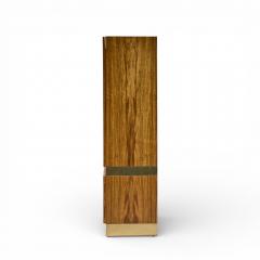 Milo Baughman Milo Baughman for Thayer Coggin Mid Century Rosewood and Brass Armoire - 4473045