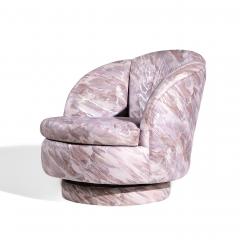 Milo Baughman Milo Baughman for Thayer Coggin Mid Century Swivel Tilt Lounge Chairs Pair - 4448749