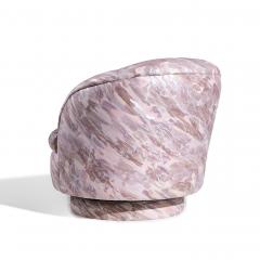 Milo Baughman Milo Baughman for Thayer Coggin Mid Century Swivel Tilt Lounge Chairs Pair - 4448752