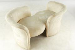 Milo Baughman Milo Baughman for Thayer Coggin Mid Century Tete a Tete Settee - 3968486