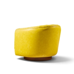 Milo Baughman Milo Baughman for Thayer Coggin Mid Century Tufted Swivel Lounge Chairs Pair - 4714180