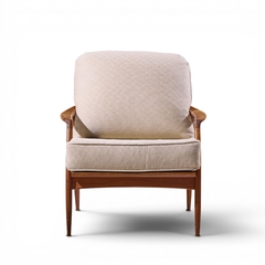 Milo Baughman Milo Baughman for Thayer Coggin Mid Century Walnut Lounge Chairs Pair - 4710938