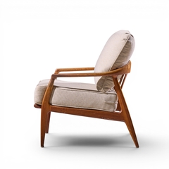 Milo Baughman Milo Baughman for Thayer Coggin Mid Century Walnut Lounge Chairs Pair - 4710940