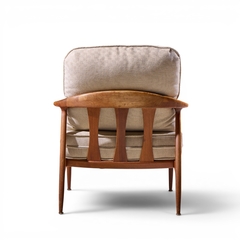 Milo Baughman Milo Baughman for Thayer Coggin Mid Century Walnut Lounge Chairs Pair - 4710941