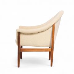Milo Baughman Milo Baughman for Thayer Coggin Mid Century Walnut Tufted Lounge Chair - 4401639