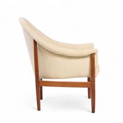 Milo Baughman Milo Baughman for Thayer Coggin Mid Century Walnut Tufted Lounge Chair - 4401645