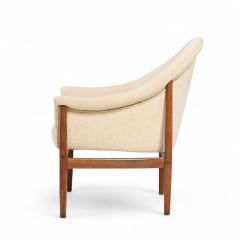 Milo Baughman Milo Baughman for Thayer Coggin Mid Century Walnut Tufted Lounge Chairs Pair - 4401092