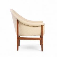 Milo Baughman Milo Baughman for Thayer Coggin Mid Century Walnut Tufted Lounge Chairs Pair - 4401098