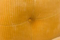 Milo Baughman Milo Baughman for Thayer Coggin Mid Century Yellow Tufted Velour Horseshoe Form - 4652097