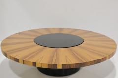 Milo Baughman Milo Baughman for Thayer Coggin Rosewood Lazy Susan Rotating Coffee Table 1960s - 3874154