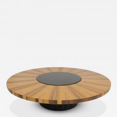 Milo Baughman Milo Baughman for Thayer Coggin Rosewood Lazy Susan Rotating Coffee Table 1960s - 3878370