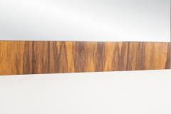 Milo Baughman Milo Baughman for Thayer Coggin Rosewood Wall Mirror 1975c  - 4341739