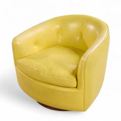 Milo Baughman Milo Baughman for Thayer Coggin Roxy Walnut Swivel Tilt Lounge Chairs Pair - 4307430