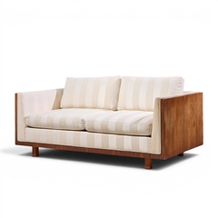 Milo Baughman Milo Baughman for Thayer Coggin Style Mid Century Rosewood Case Loveseat Pair - 4705821