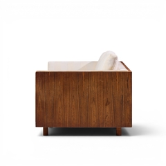 Milo Baughman Milo Baughman for Thayer Coggin Style Mid Century Rosewood Case Loveseat Pair - 4705822