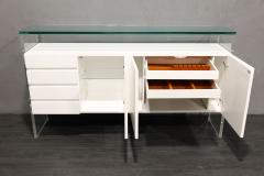 Milo Baughman Milo Baughman for Thayer Coggin White Lacquer Sideboard - 2835363