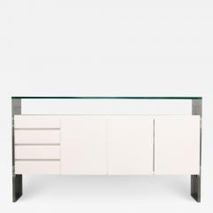 Milo Baughman Milo Baughman for Thayer Coggin White Lacquer Sideboard - 2838464