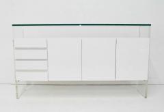 Milo Baughman Milo Baughman for Thayer Coggin White Laquer Sideboard - 1633937