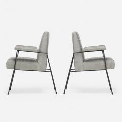 Milo Baughman Pacific Iron armchairs pair - 3420960