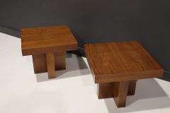 Milo Baughman Pair of Cruciform Occasional Tables by Milo Baughman - 2614250