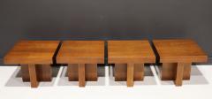 Milo Baughman Pair of Cruciform Occasional Tables by Milo Baughman - 2614252