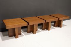 Milo Baughman Pair of Cruciform Occasional Tables by Milo Baughman - 2614265