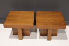 Milo Baughman Pair of Cruciform Occasional Tables by Milo Baughman - 2614267