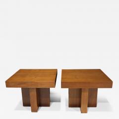 Milo Baughman Pair of Cruciform Occasional Tables by Milo Baughman - 2624751