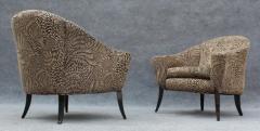 Milo Baughman Pair of Danhasuer Open Arm Lounge Chairs by Milo Baughman for Thayer Coggin - 3274295