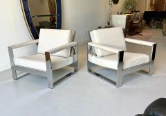 Milo Baughman Pair of Lounge Chairs by Milo Baughman - 3989939