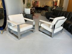 Milo Baughman Pair of Lounge Chairs by Milo Baughman - 3989942