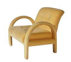 Milo Baughman Pair of Mid Century Modern Club or Lounge Chairs after Milo Baughman in Velvet - 1749460