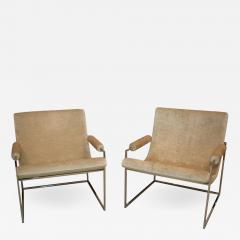Milo Baughman Pair of Milo Baughman 973 Armchairs - 780640