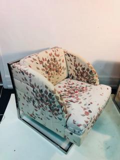 Milo Baughman Pair of Milo Baughman Chairs with Unusual Design - 739256