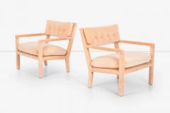 Milo Baughman Pair of Milo Baughman Parsons Style Lounge Pull Up Chairs - 2782747