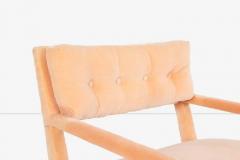 Milo Baughman Pair of Milo Baughman Parsons Style Lounge Pull Up Chairs - 2782887