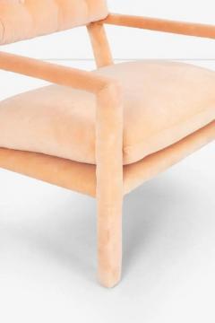 Milo Baughman Pair of Milo Baughman Parsons Style Lounge Pull Up Chairs - 2782894