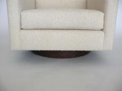 Milo Baughman Pair of Milo Baughman Style Swivel Chairs - 4481779