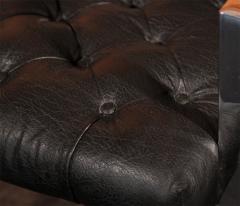 Milo Baughman Pair of Milo Baughman for Thayer Coggin Leather Lounge Chairs - 2249697