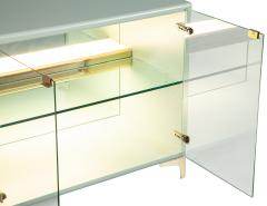 Milo Baughman Pair of Modern Sage Green Display End Tables by Milo Baughman for Thayer Coggin - 4476219