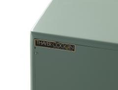 Milo Baughman Pair of Modern Sage Green Display End Tables by Milo Baughman for Thayer Coggin - 4476220